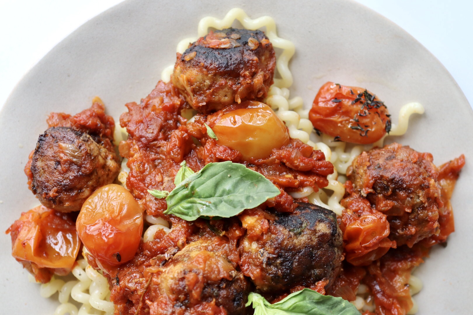 Foto de Espaguetis con albóndigas