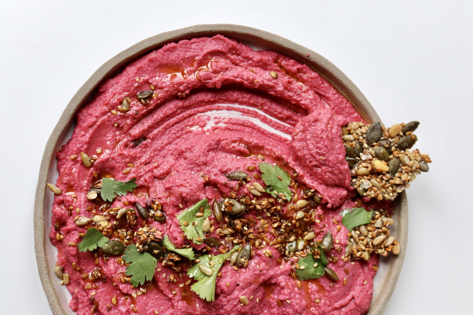 Foto de Hummus de remolacha